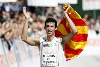 Kilian Jornet lors de la première victoire à Zinal en 2009